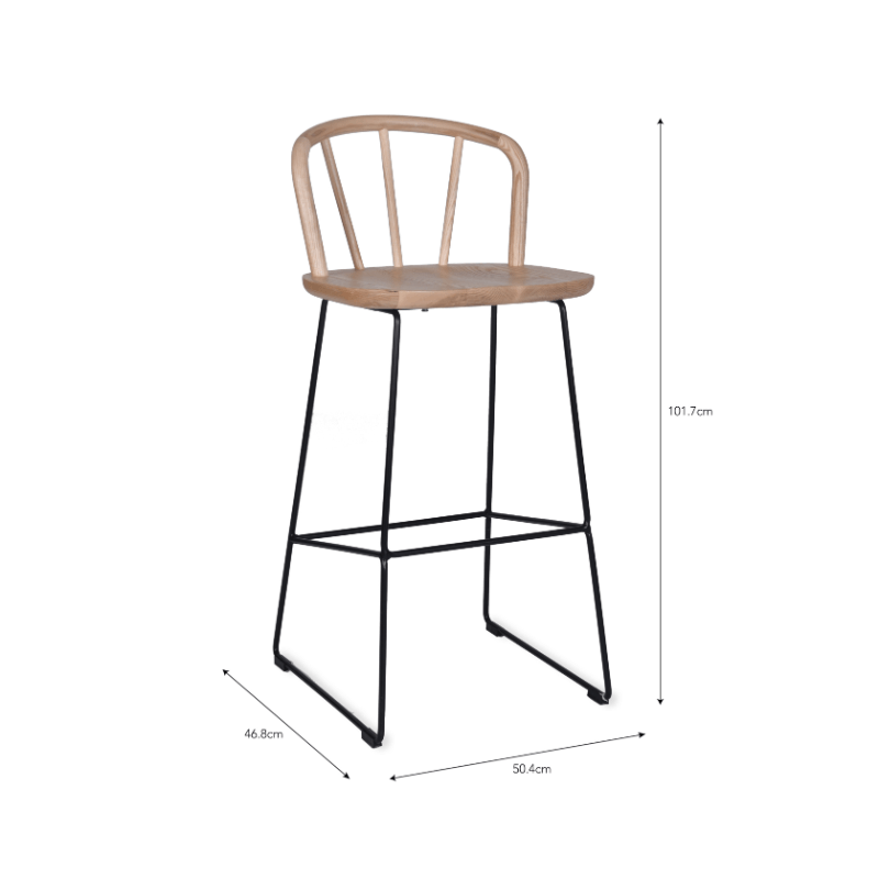 Uley Bar Stool - Natural