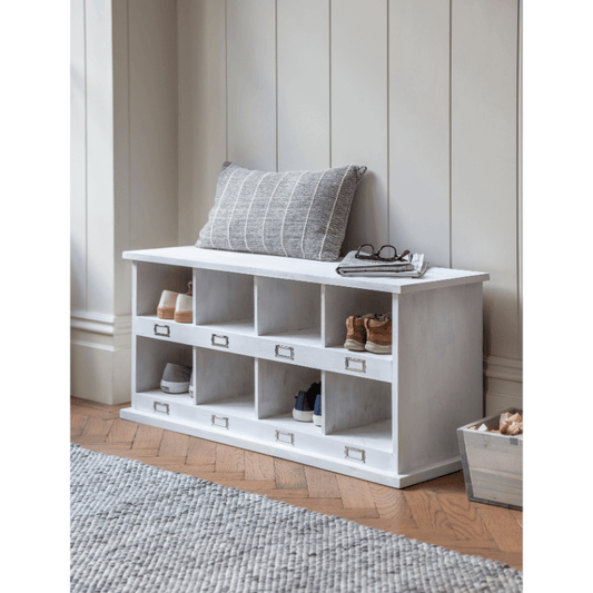 Whitewash Chedworth Shoe Locker - Medium