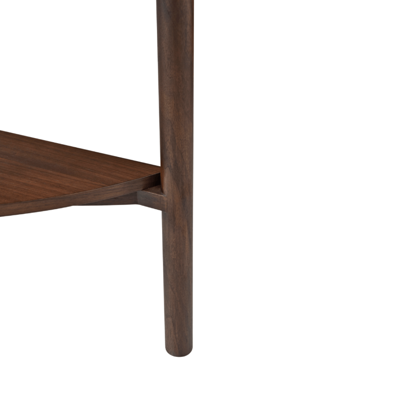 Willow Curved Console - Timber Tobacco