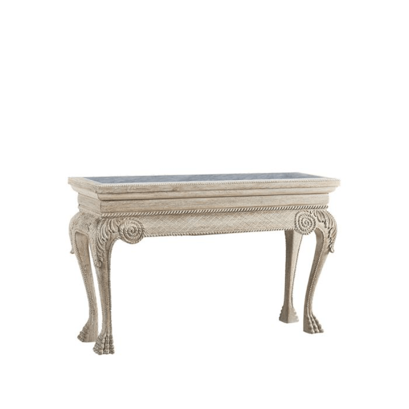 York Mini Console Venetian White Oak