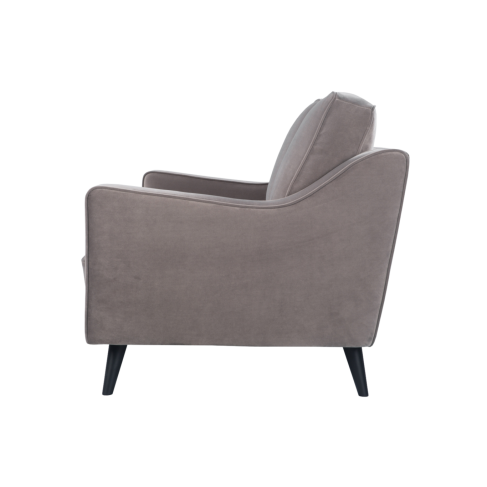 Daffy 2 Seat Sofa Stone Grey Velvet