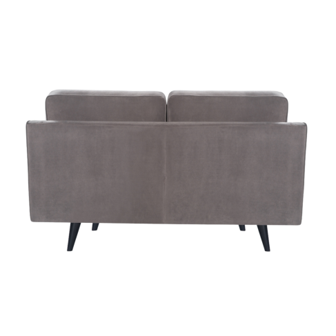 Daffy 2 Seat Sofa Stone Grey Velvet