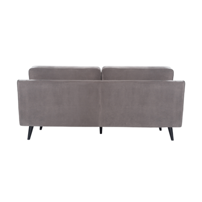 Daffy 2.5 Seat Sofa Stone Grey Velvet