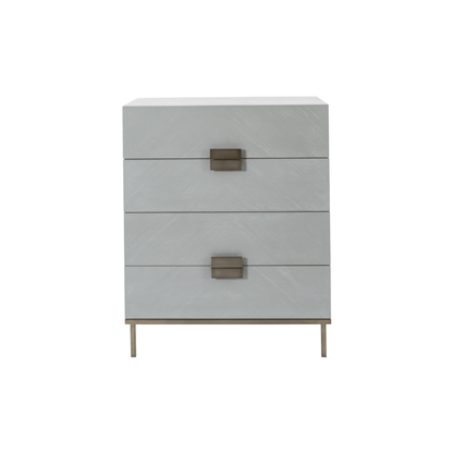 Lilly 4 Drawer Chest - Grey