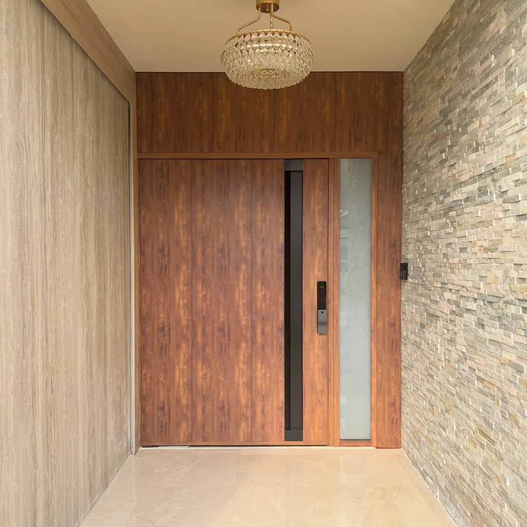 Smart door automation system installed in Dubai