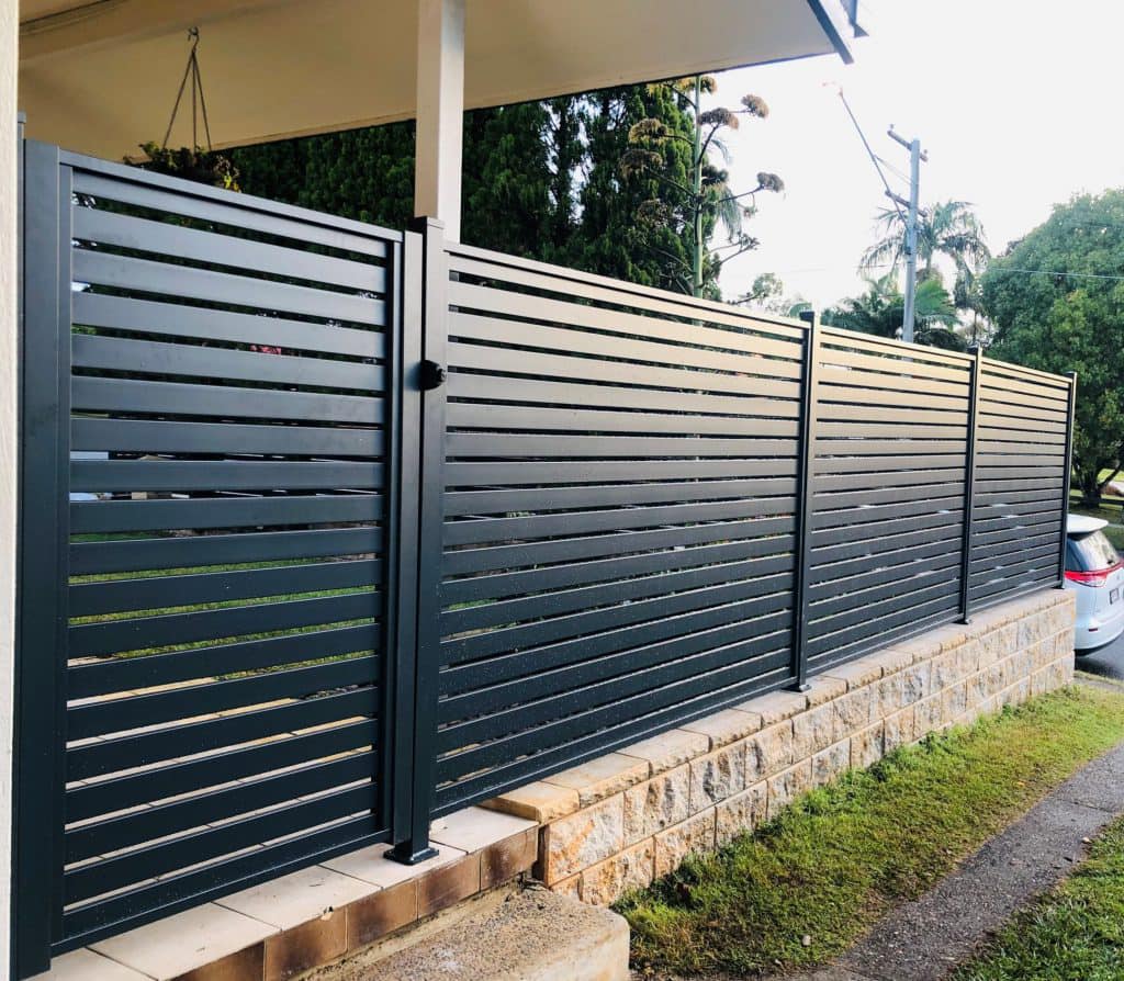 Architectural aluminium louvers on a modern UAE building