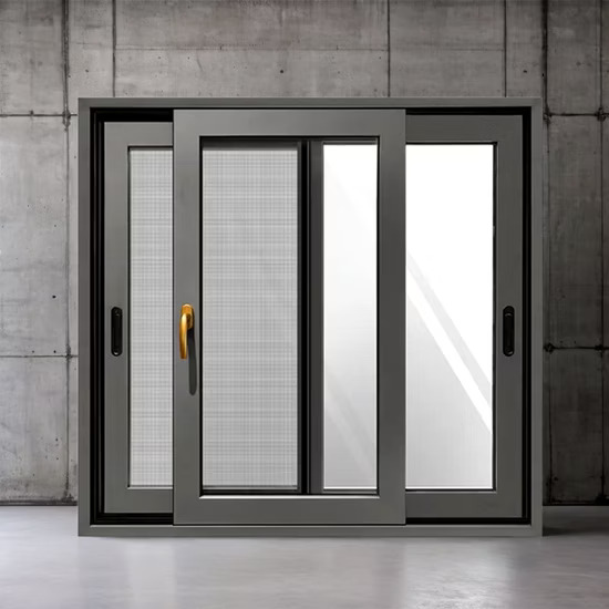 Custom aluminium works fabricated in Dubai for a commercial project