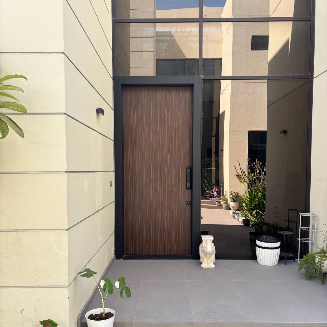 Commercial sensor doors at a UAE mall entrance
